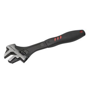 パイプレンチ兼用モンキーレンチ ハンマーヘッド付き