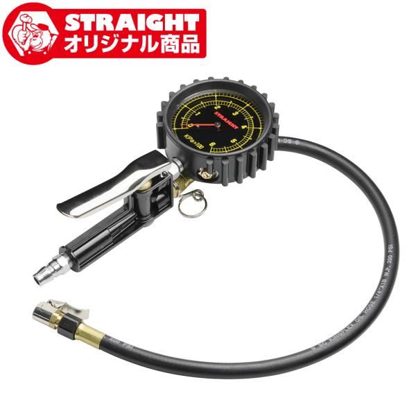 エアーゲージ 600kPa【オリジナル商品】 STRAIGHT/15-297 (STRAIGHT/ス...