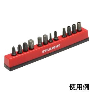マグネットビット 12ホルダー レッド STR...の詳細画像1