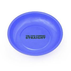 磁石皿 円形 プラスチックタイプ ブルー STRAIGHT/19-703 (STRAIGHT/ストレート)｜straight-toolcompany