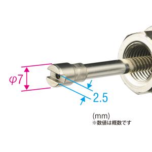 エアコンバルブコア交換ツール HFC-134a...の詳細画像2