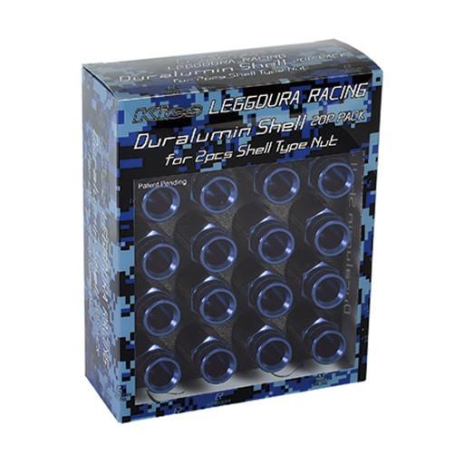 KYO-EI(協永産業) レデューラレーシング ナット アルミシェル L53 ローレット ブルー 2...