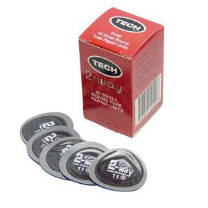 テック(TECH) パンク修理用 チューブパッチ 45mm 40ピース