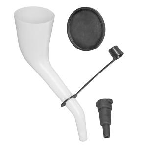 Lisle(ライル) オフセットファンネル (フタ、キャップ、アダプター付き)