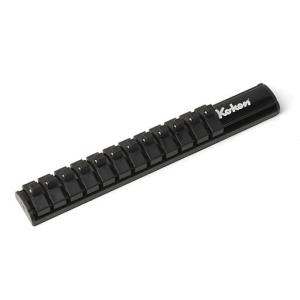 Ko-ken(コーケン) アルミソケットレール 200mm 1/4"Dr.クリップ 12ピース RSAL200-1/4×12 STRAIGHT/59-6961 (Ko-ken/コーケン) 爆買｜整備工具のストレート