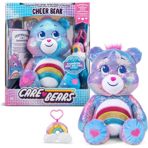 ケアベア チアベア スパンコール ぬいぐるみ コレクターズエディション Care Bears Seq...