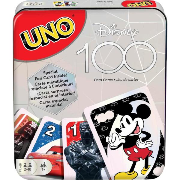 ディズニー創立100周年記念 ウノ カードゲーム ディズニーキャラクター UNO Disney100...