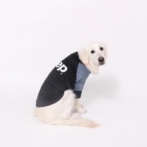 犬服 Jeep(R) ラッシュガード Tシャツ 大型犬用 ブラック 迷彩 ウェットスーツ 水遊び ペット服 ダックス ペット用品 ジープ 公式ライセンスアイテム