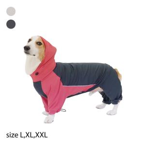 【L-XXLサイズ】 MANDARINE BROTHERS マンダリンブラザーズ レインプルーフスーツ 犬のレインコート 小型犬 中型犬 大型犬 ドッグウェア RAINPROOF SUIT