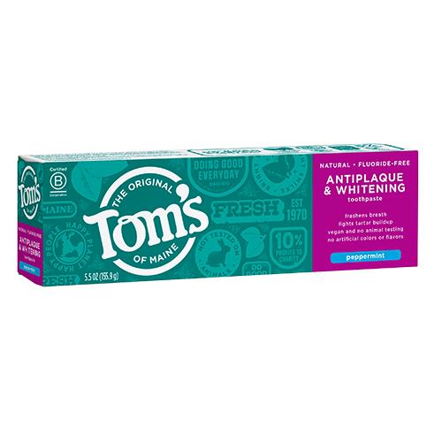 トムズ アンチプラーク＆ホワイトニング 歯磨き粉 自然派 TOM'S OF MAINE FLUORI...