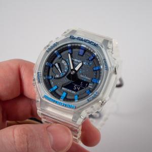 G-shock Ga2100SKE-7　   カスタムブルーペイント　｜strap24jp