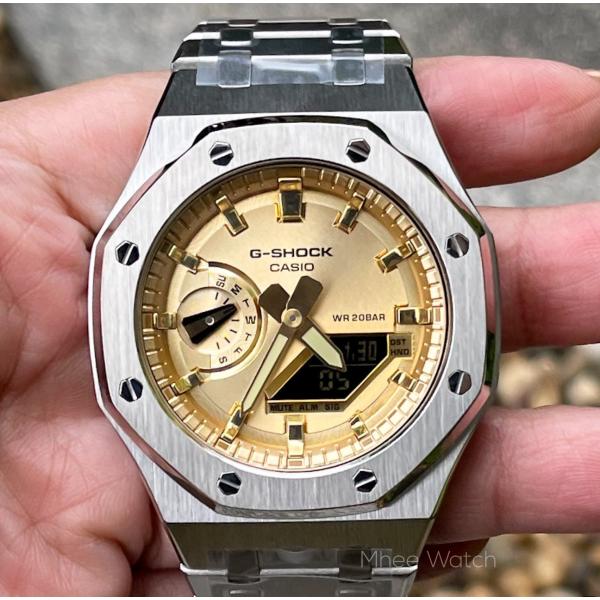 G-SHOCK カシオークカスタムGA-2110SC-4A グリーンベゼル