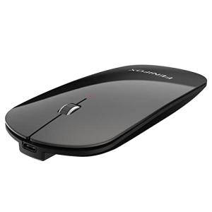 FENIFOX Bluetooth マウス- 充電式 無線 超薄型 マウス 静音 携帯 ブルートゥース Mouse 小型ミニ ポータブル Mic｜straw-osaka