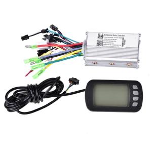 Dwawoo モーターコントローラー 36V 48V 350W 13A ハイパワー ブラシレスモーターコントローラー LCDパネル付き E-バイク 電