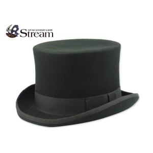 GENTLY フエルト ロークラウン シルクハット FELT LOW CROWN SILK HAT