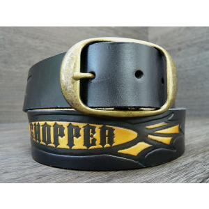 BRACKNEY LEATHER WORKS【ブラックニーレザーワークス】アメリカ製型押 レザーベル...