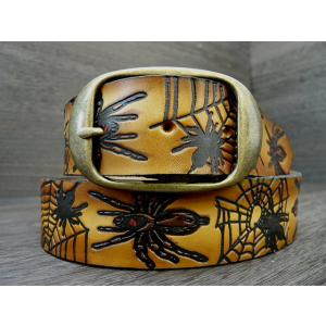BRACKNEY LEATHER WORKS【ブラックニーレザーワークス】アメリカ製型押 レザーベル...