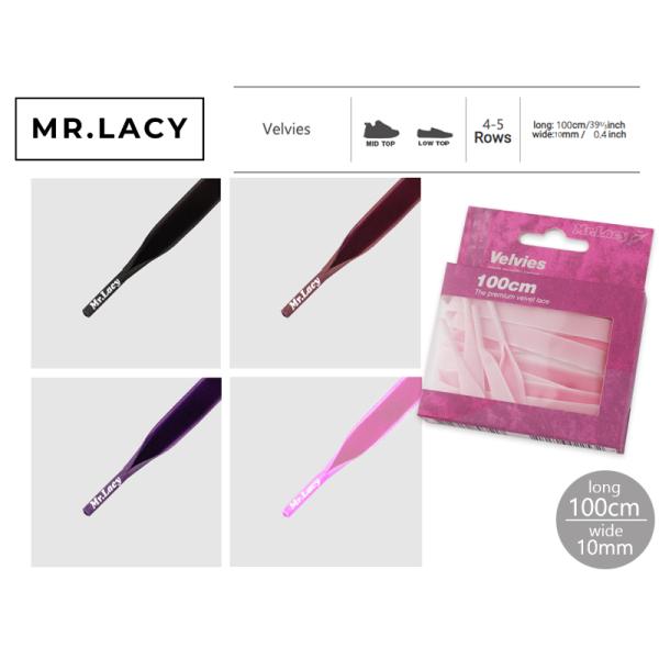 Mr.Lacy【ミスターレーシー】VELVIES VELVET LACES 100cm ベルベットレ...