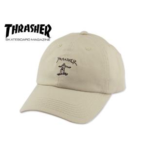 ☆THRASHER【スラッシャー】GONZ OLD TIMER CAP TAN ゴンズ オールドタイマー キャップ タン 15374｜stream-hat