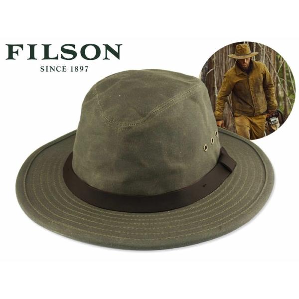 FILSON【フィルソン】TIN PACKER HAT OTTER GREEN コットンハット オッ...