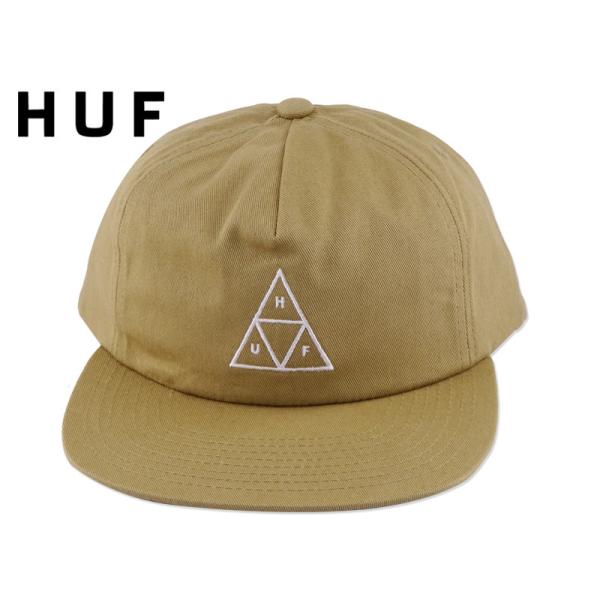 HUF【ハフ】ESS UNSTRUCTURED TT SNAPBACK TAN キャップ タン 18...