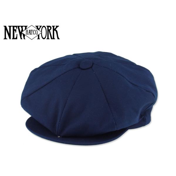 NEWYORK HAT 【ニューヨークハット】＃6218 CANVAS NEWSBOY NAVY キ...