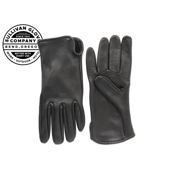 SULLIVAN GLOVE【サリバングローブ】DEER SKIN GLOVE BLACK ディアス...