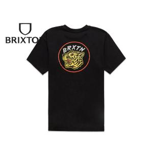 BRIXTON ブリクストン KIT T-SHIRTS BLACK WORN WASH Tシャツ ブラック ウォーンウォッシュ 20461｜ストリーム