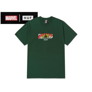 HUF×MARVEL【ハフ×マーベル】HULK RAGE T-SHIRTS FOREST GREEN ハルク レイジ Tシャツ フォレストグリーン 20509