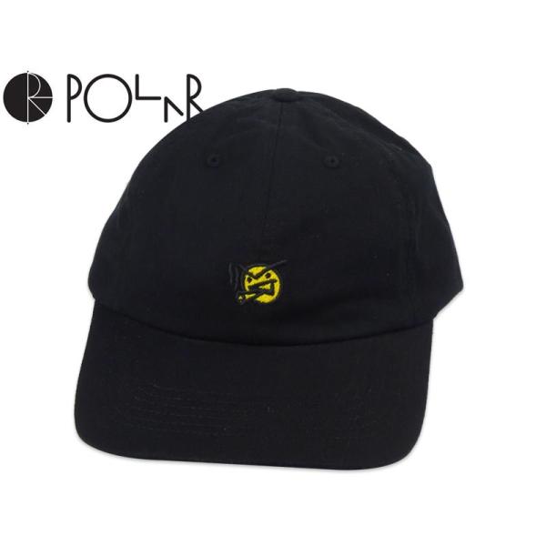 POLAR【ポーラー】Angry Stoner Cap Black アングリー ストーナー キャップ...