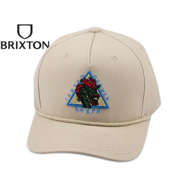 BRIXTON ブリクストン PUFF C MP SNAPBACK BEIGE パフ ベージュ 20...