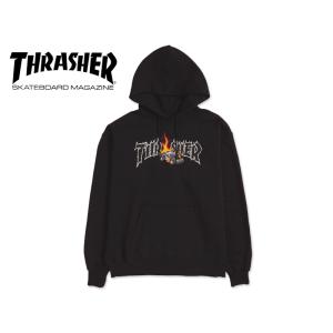 THRASHER（スラッシャー） US パーカー ジップフード Logo Zip Hood