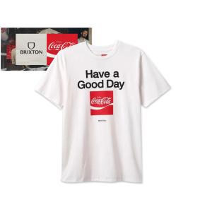BRIXTON×COCA-COLA ブリクストン×コカ・コーラ GOOD DAY SS T-SHIRTS WHITE Tシャツ ホワイト 20911