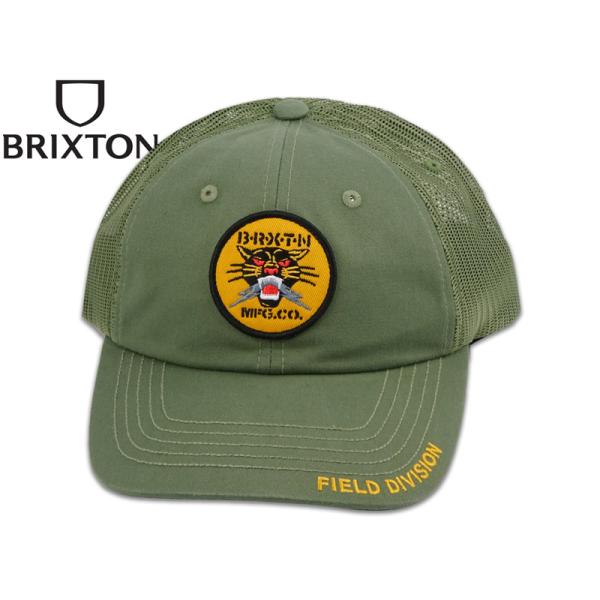 BRIXTON ブリクストン SPARKS LP TRUCKER CAP OLIVE SURPLUS...