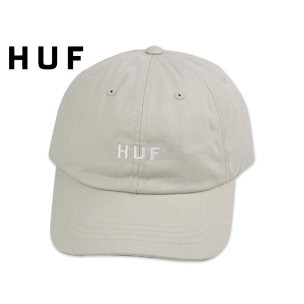 HUF ハフ SET OG LOGO CURVED VISOR HAT CREAM カーブ ブリム ...