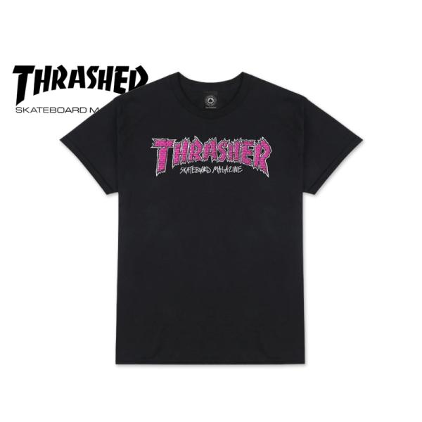 THRASHER BRICK T-SHIRTS BLACK ブリック ブラック 21161 スラッシ...
