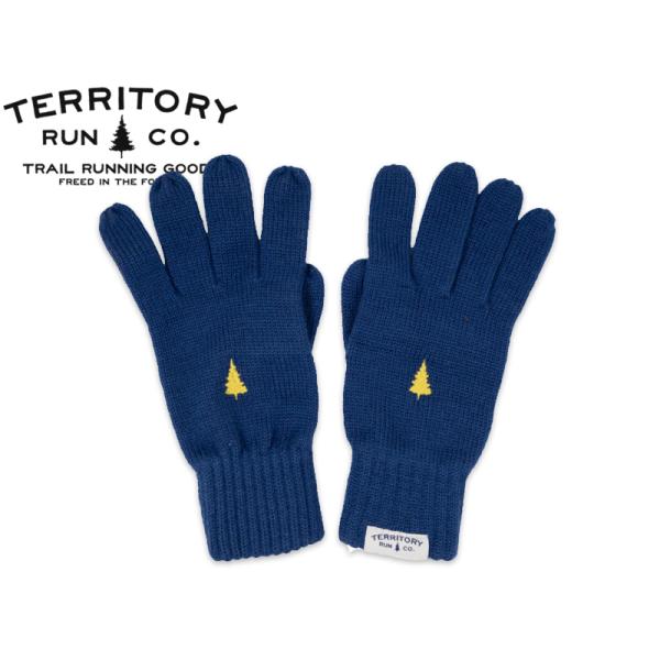 Territory Run Co. テリトリーラン MERINO RUN GLOVE NAVY メリ...
