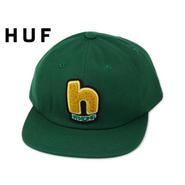 HUF ハフ MOAB H 6PANEL HAT FOREST GREEN 6パネル キャップ フォ...