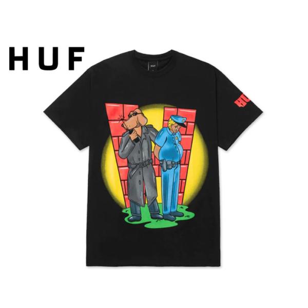 HUF ハフ UNLAWFUL T-SHIRTS BLACK Tシャツ ブラック 21574