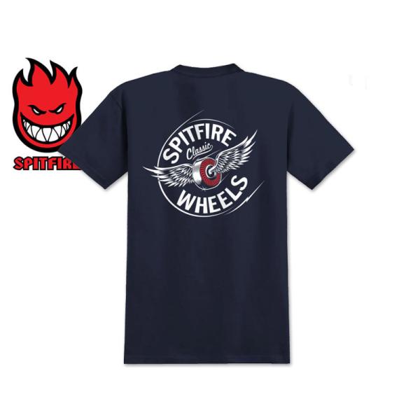 SPITFIRE スピットファイヤー FLYING CLASSIC T-SHIRT NAVY Tシャ...