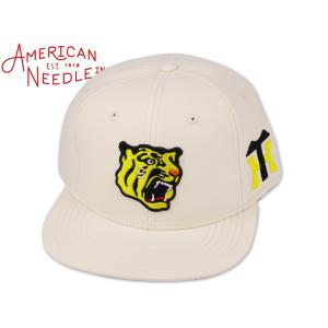 AMERICAN NEEDLE アメリカンニードル BLOCK HEAD 2.0-HANSHIN TIGERS IVORY 阪神タイガース キャップ アイボリー 22138