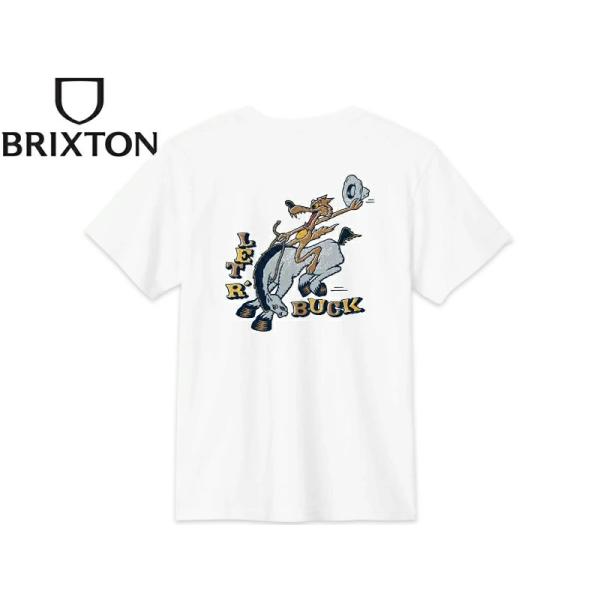 BRIXTON ブリクストン BUCK CLUB T-SHIRTS WHITE Tシャツ ホワイト ...