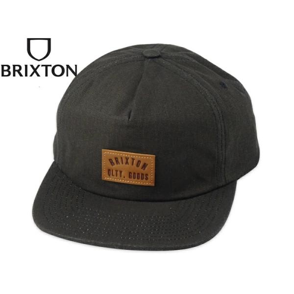 BRIXTON ブリクストン WOODBURN MP BLACK VINTAGE WASH キャップ...