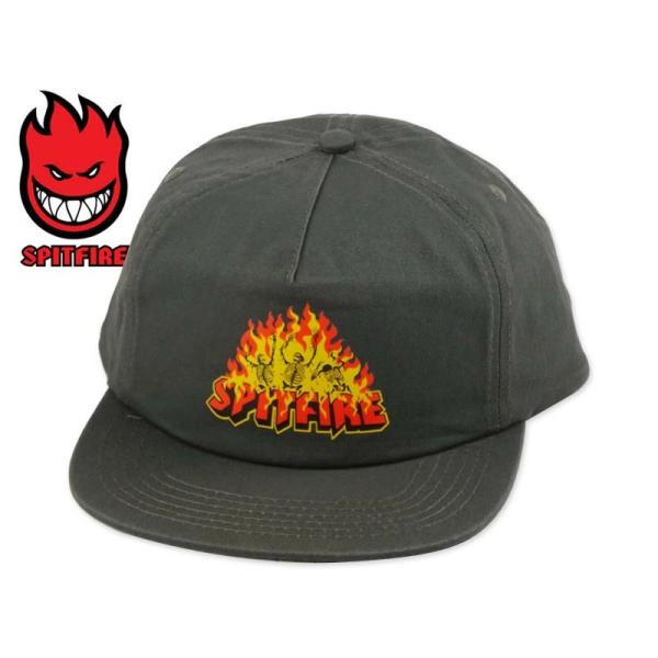 SPITFIRE スピットファイヤー HELLFIRE SNAPBACK CHARCOAL ヘルファ...