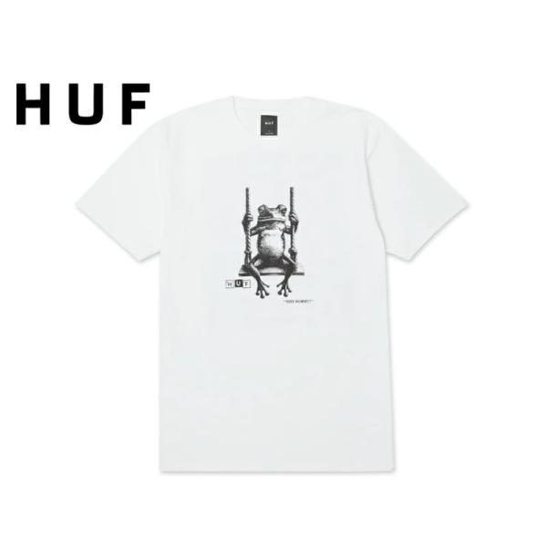 HUF ハフ NO WORRIES T-SHIRTS WHITE ミラー Tシャツ ホワイト 225...
