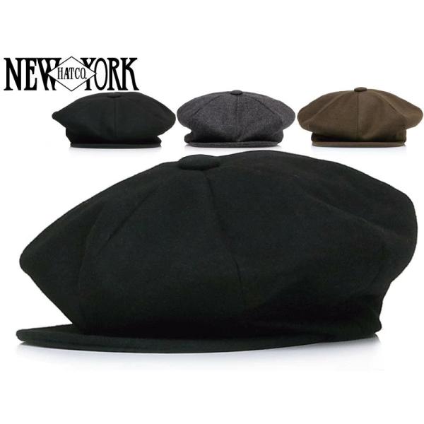 NEWYORKHAT【ニューヨークハット】#9080 MELTON BIG APPLE　メルトンビッ...