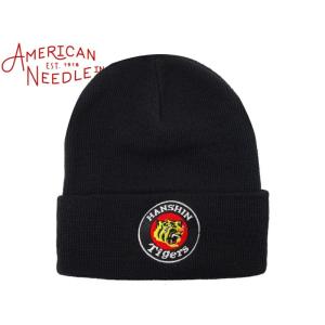 AMERICAN NEEDLE アメリカンニードル CUFFED KNIT BEANIE NPB-HANSHIN TIGERS BLACK 阪神タイガース ブラック 22695