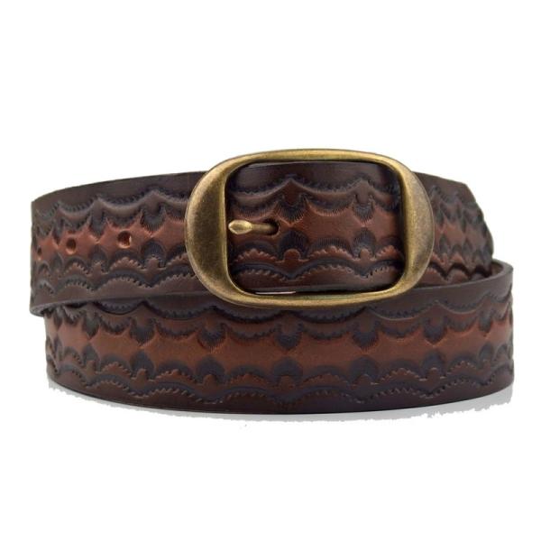 【BRACKNEY LEATHER WORKS】ブラックニーレザーワークス　アメリカ製型押 レザーベ...