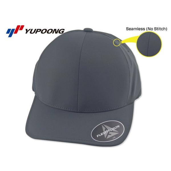 FLEXFIT フレックスフィット DELTA CAP DARK GREY デルタキャップ ダークグ...