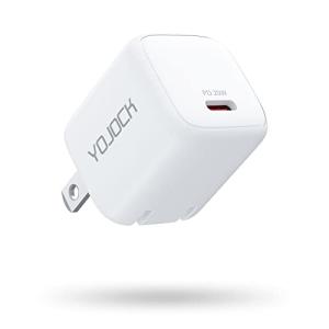 YOJOCK PD 充電器 Mini 20W 超小型 USB-C急速充電器PSE技術基準適合/PD3.0対応Type C 充電器iPhone 13 /